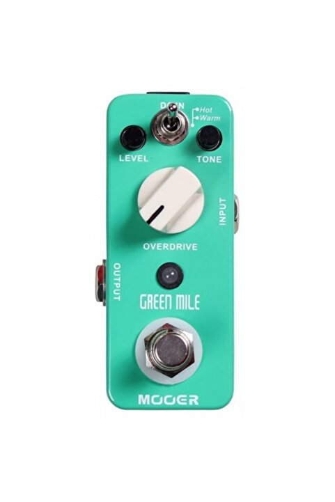 Mooer MOD1 Micro Seri Green Mile Overdrive Pedalı