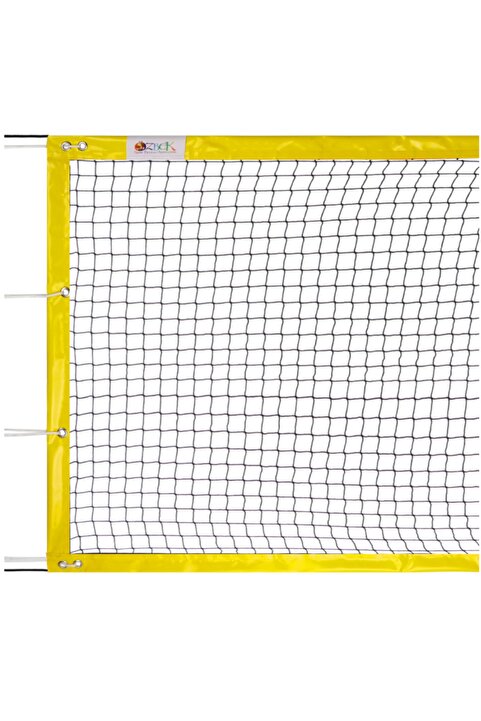 ÖZBEK 70cm * 2.00mt - Mini Tenis Ağı - Voleybol - Ayak Tenisi Filesi - Profesyonel Sarı