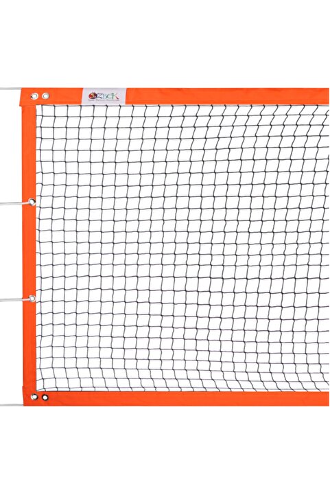 ÖZBEK 70cm * 3.00mt - Mini Tenis Ağı - Voleybol - Ayak Tenisi Filesi - Profesyonel Turuncu