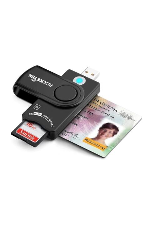 SGE Usb Sim Kart Kimlik Kartı Banka Kartı Hafıza Kartı Okuyucu