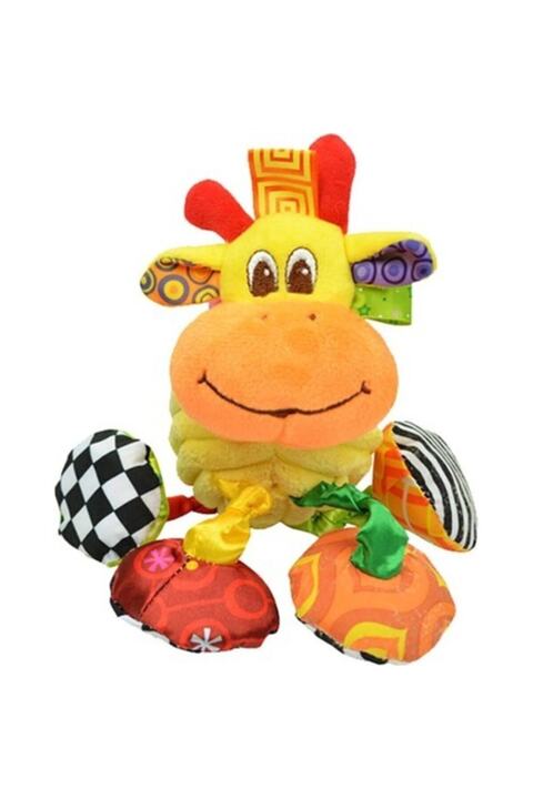 Sozzy Toys Turuncu Titreşimli ve Çıngıraklı Hayvanlar Zürafa