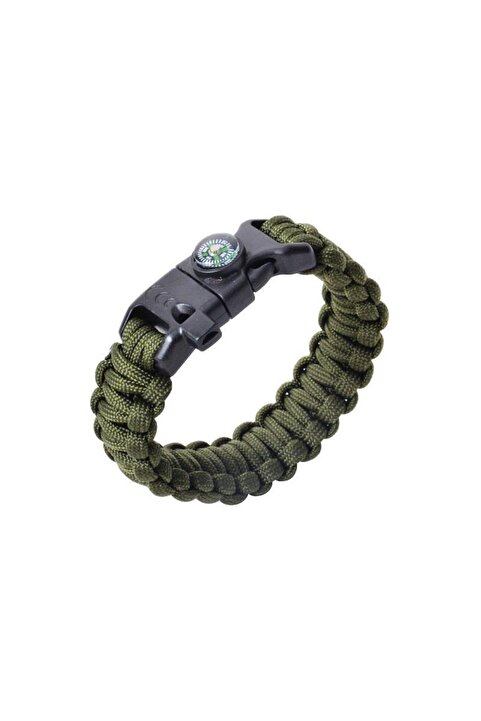 Nurgaz Campout Magnezyumlu Paracord Bileklik Pusulalı