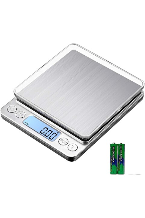 bydiz Professional Dijital Hassas Terazi - 500 Gr./0.01 Gr. Tartı Lcd Ekran
