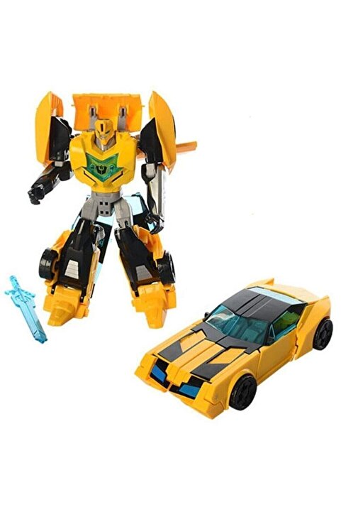 transformers Bumblebee Dönüşebilen T-warrior Metal Gövdeli Robot