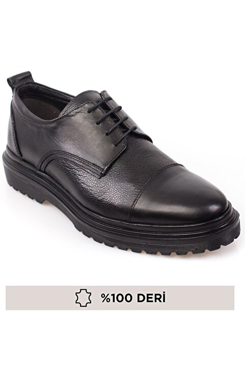 maximoda Hakiki Deri, Kalın Taban, Deri Erkek Klasik Ayakkabı