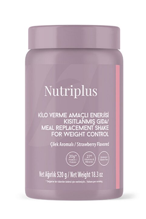 Farmasi Nutriplus Shake Çilek Aromalı 520 Gr