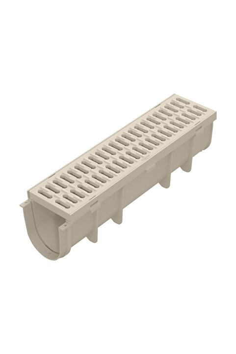 LUX WARES 130x145x500mm Drenaj Kanalı / Plastik Izgara Oluk Tapa