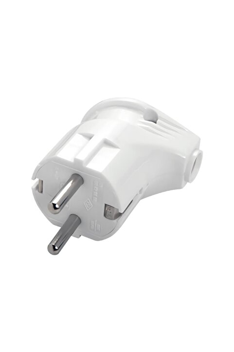 VİKO Monoblok Topraklı Erkek Fiş - Beyaz - 220 Volt - 90304200