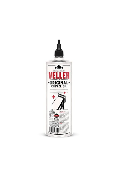 VELLER Orıjınal Tıraş Makinesi Bakım Yağı 310 ml 10.48 Us Fl Oz