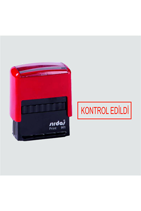 sırdaş Çerçeveli Kontrol Edildi Kaşesi ( 911 Model-kırmızı Keçeli)
