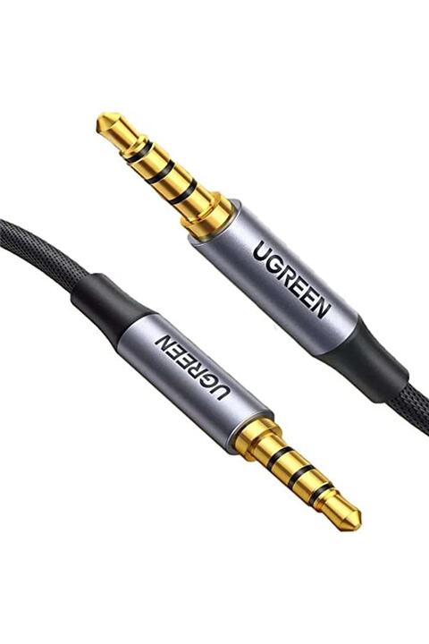 Ugreen 3.5 Mm Hi-fi Erkek To Erkek Trrs Aux uyumlu    Ses Ve Mikrofon Kablosu 1.5 Metre