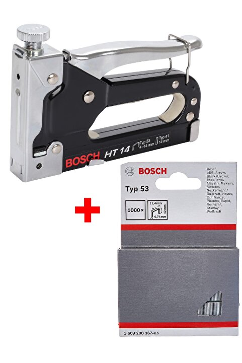 Bosch HT 14 Koltuk Kumaş Döşeme Tabancası + Typ53 Orjinal Zımba Teli