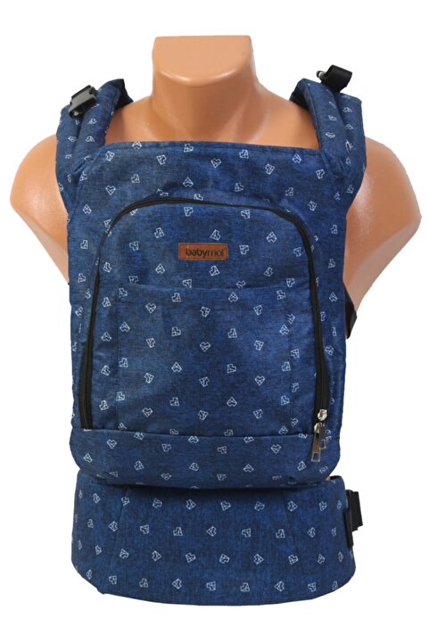 Babymol Unisex Mavi Exclusive Kanguru