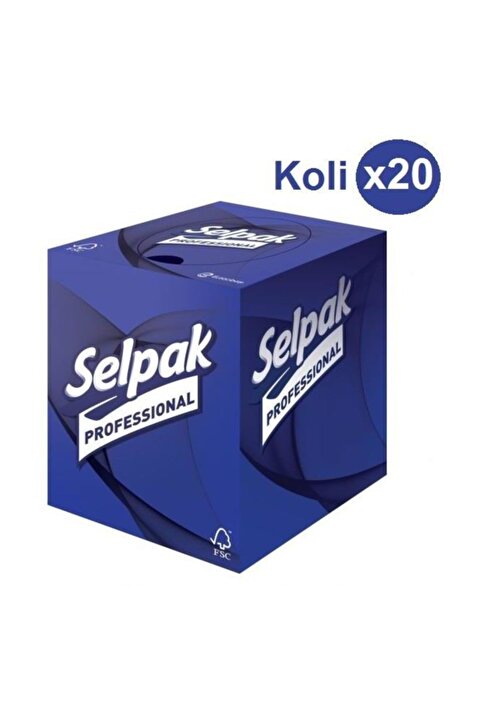 Selpak Professional 20 X 48'li Premium Butik Kutu Mendil 9681111