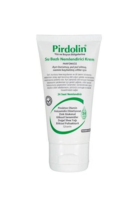 Pirdolin Su Bazlı Nemlendirici Krem 50 ml Sivilce ve Kızarıklık Karşıtı Kaşıntı Önleyici Krem