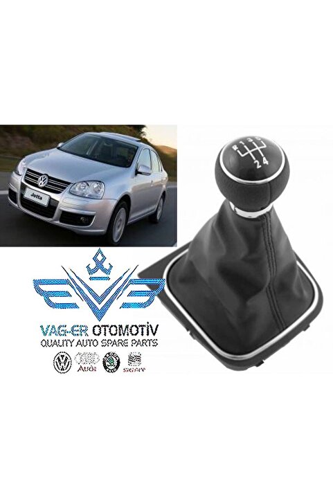 OEM Vw Jetta 2006-2014 Manuel Vites Topuzu Kolu Körüğü 5 Vites 1k0711113cd