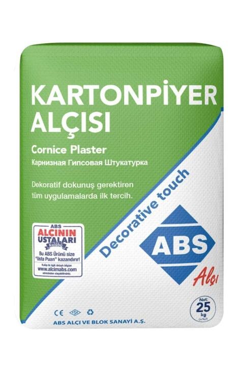 ABS Kartonpiyer Alçı Çabuk Donan Hızlı Donan Alçı 2 Kg.