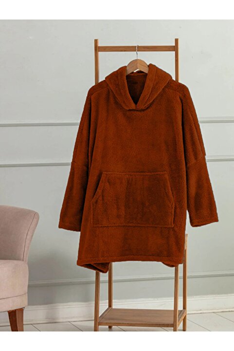 Mulberry Wellsoft Kapüşonlu Giyilebilir Tv Battaniyesi Unisex