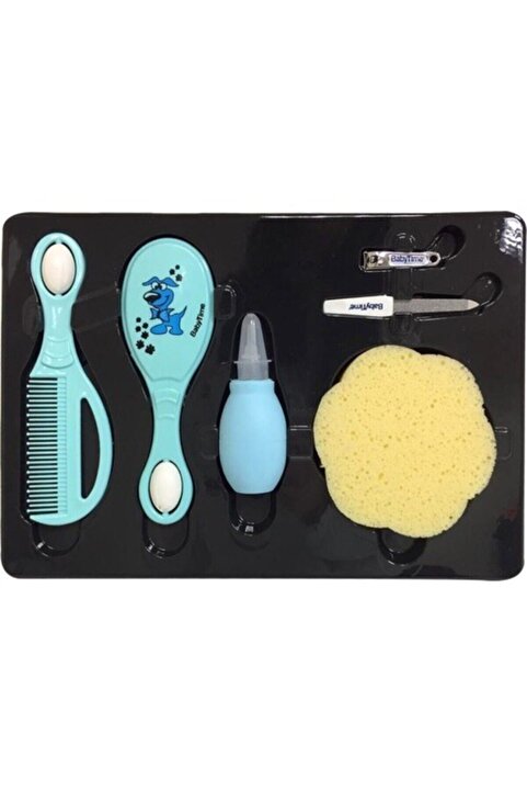 Babytime Mavi Bebek Bakım Seti Bt512