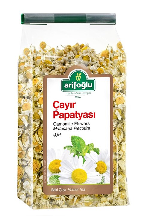 Arifoğlu Papatya Çayı 60 gr. (Papatya Çiçeği, Chamomile Flowers,Kurutulmuş, %100 Doğal)