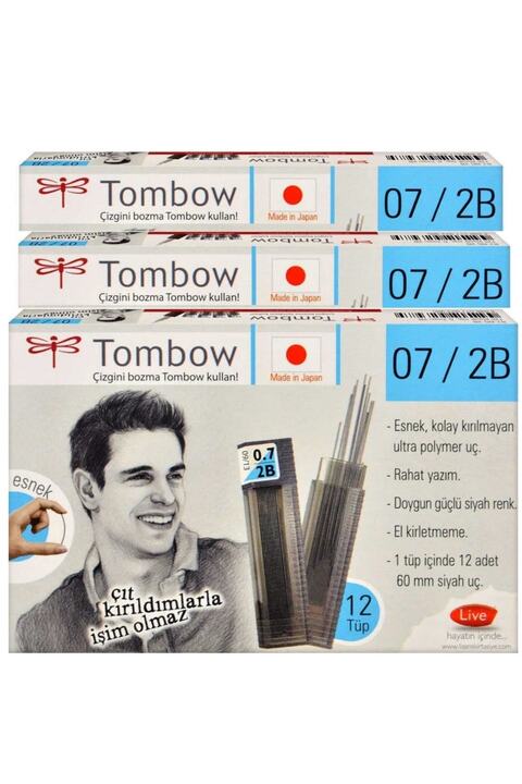 Tombow 0.7 Mm 2b Versatil Kalem Ucu Klasik 36 Tüp
