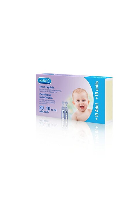 Alvita Serum Fizyolojik 30 Flakon (20+10x5ml) 3 Kutu