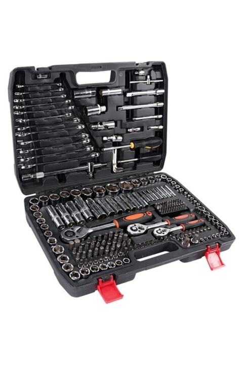 stilmax Germany Cr-v Max 1/4 Cırcırlı 216 Parça Lokma Anahtar Takımı Oto Tamirci Full Tam Set
