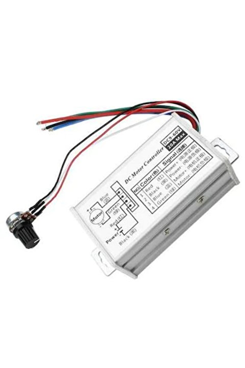Genel Markalar 9v 12v 24v 36v 48v 60v 20a Pwm Dc Motor Hız Kontrol Modülü