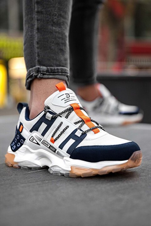 Dark Seer DS Albers Beyaz Turuncu Erkek Sneaker