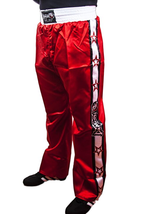 Dragondo 14120 Kick Boks Pantolonu Kick Boxing Pantolon Kırmızı