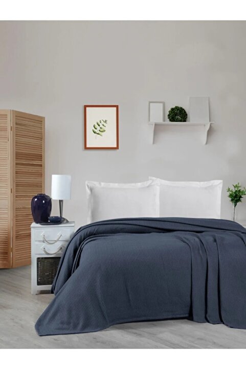 Mulberry Örgü Pike %100 Pamuk Kalın Iplik Yumuşak Battal Boy 240*260