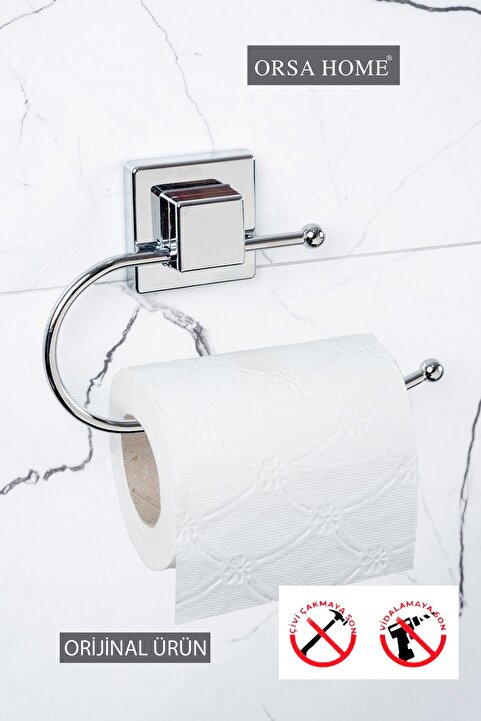 ORSA HOME 603 Kare Yapışkanlı Kağıtlık Krom