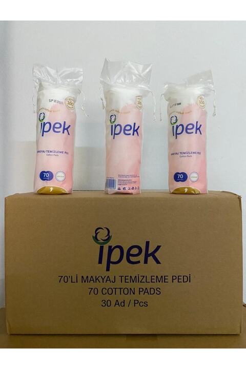 Genel Markalar Makyaj Temizleme Pamuğu 70 Adet X 30 Paket