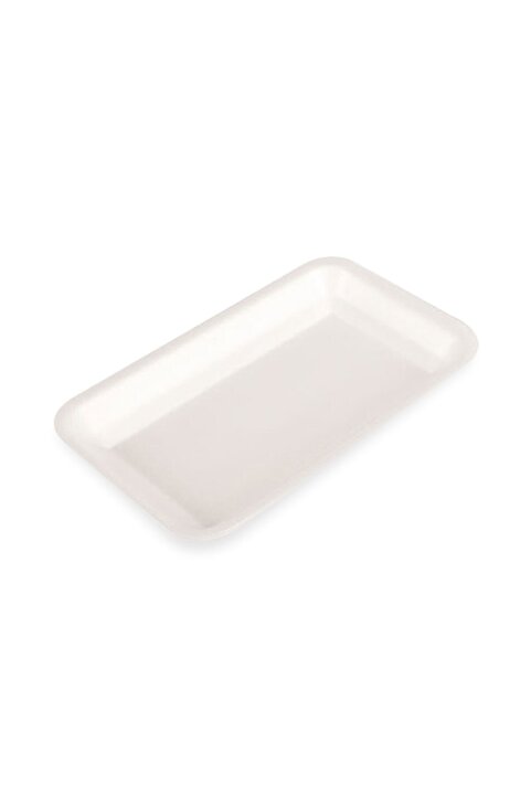 YALOVA AMBALAJ Beyaz Köpük Tabak 18x13 100 Adet - 500 Gr