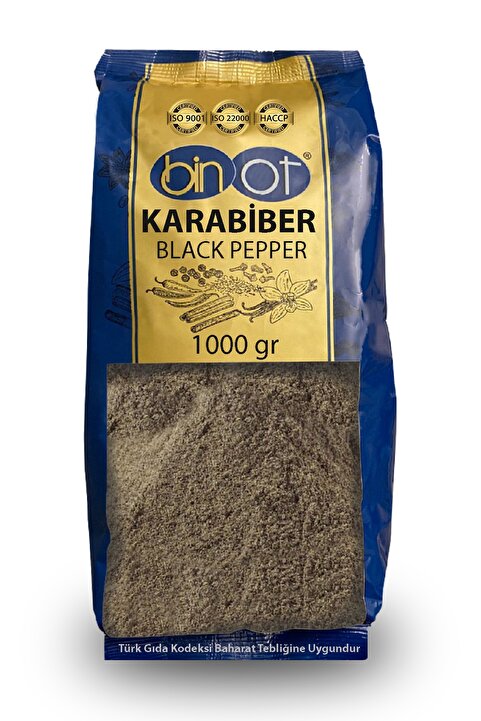 Binot Karabiber Toz 1000 gr Büyük Paket