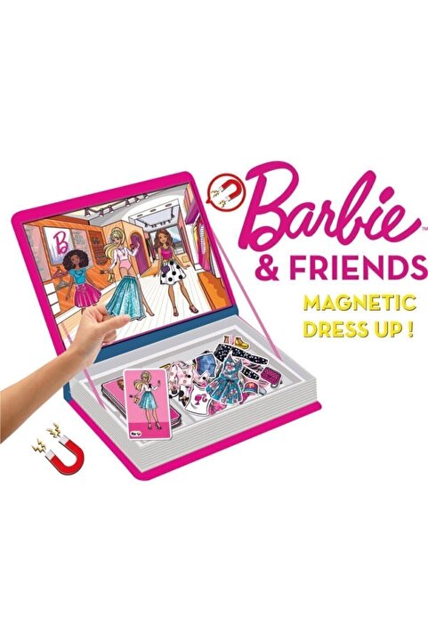 Diytoy Barbie Ve Arkadaşları Moda Manyetik Giydirme Oyunu Kostümleri 62 Parça