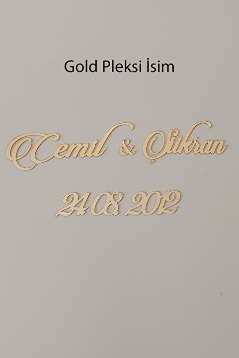 Verda Çerçeve Çerçeveler Için Gold Pleksi Isimlik Ve Tarih! Parlak Pleksi Isimlik Ve Tarihlikler!