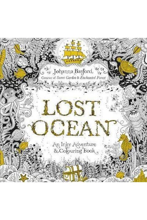 Genel Markalar Lost Ocean an Inky Adventure & Colouring Book