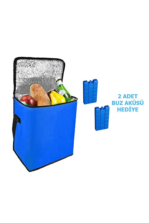 eryatex Soğuk Tutucu Termos Çanta 25 Lt Büyük Boy Kamp Piknik Serin Tutucu Sepet Oto Araç Soğutucu Buzluk