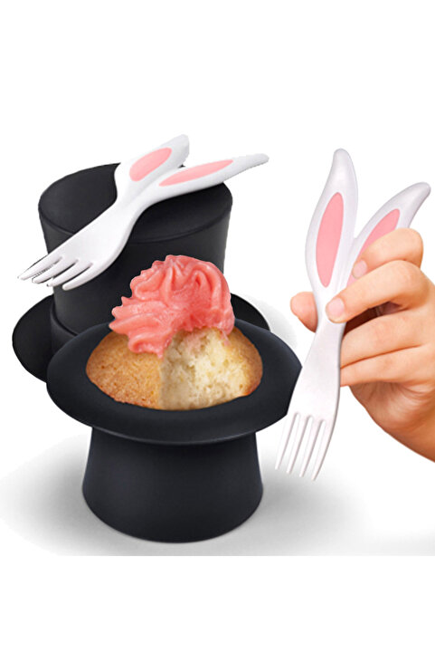 FRED&FRIENDS Şapkadaki Tavşan Cupcake Pişirme Kalıbı Seti  frd037