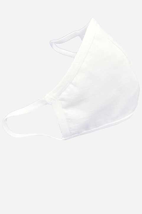 Tolin 3 Lü Paket Beyaz %100 Pamuk Yıkanabilir Bez Maske 5001