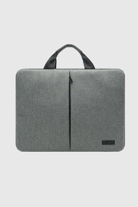 D'VERS 15.6 Inç Gri Unisex Notebook Evrak Laptop Çantası
