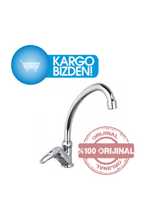 A-R VİOSA ARMATÜR Aç-kapa Tek Su Girişli Lavabo Mutfak Bataryası Tekli Mix