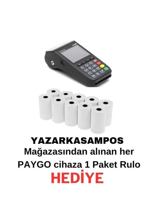 paygo Sp630 Ecr Mobil Yazarkasapos + 1 Paket Pos Rulosu