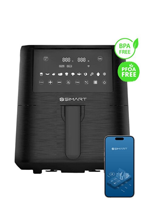 Şımart Akıllı Airfryer Xxl 7.2l Kapasite Ve Çoklu Pişirme Fonksiyonu