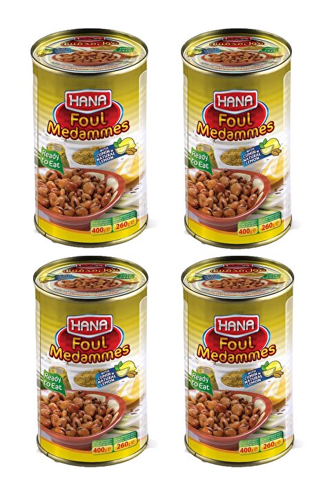 Hana Kimyon ve Doğal Limonlu Bakla Konservesi 400gr X4ADET