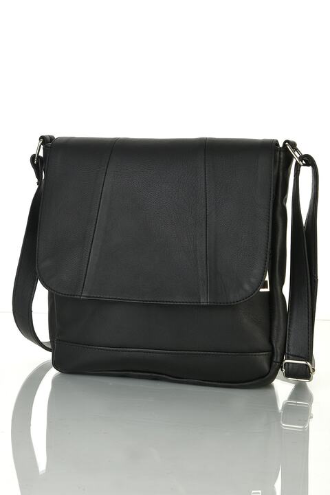 fubileather Hakiki Deri Mini Crossman Unisex Çapraz Çanta