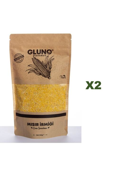 Gluno Glutensiz Mısır Irmiği 500g (2 ADET)