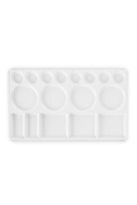 Ops RP 102 Resim Paleti 16x27 Cm Profesyonel Godeli Dikdörtgen Beyaz Resim Paleti