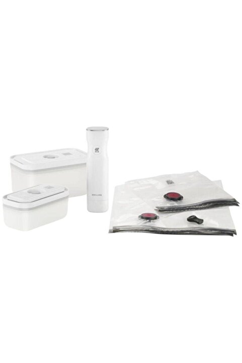 Zwilling Fresh & Save Vakumlu Plastik Başlangıç Seti S/M 7 Parça Gri